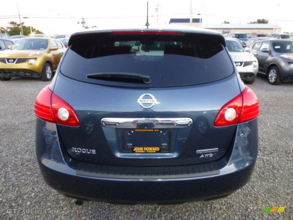 2013 Rogue S AWD - Graphite Blue / Black photo #6