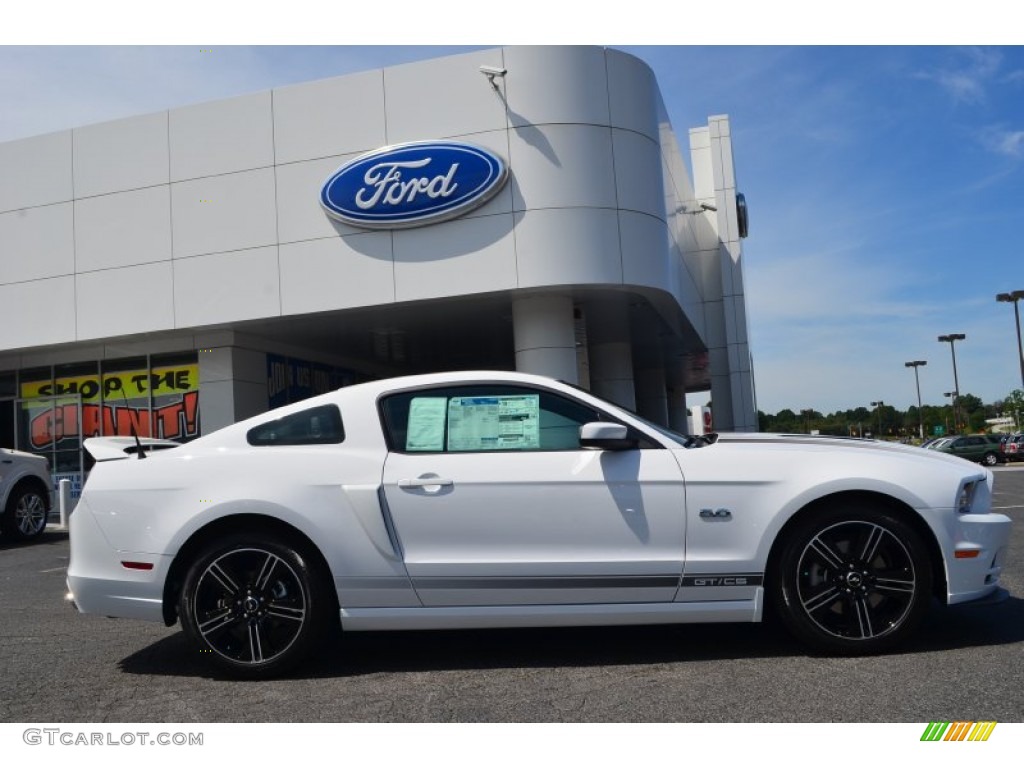 2014 Mustang GT Premium Coupe - Oxford White / Charcoal Black photo #2