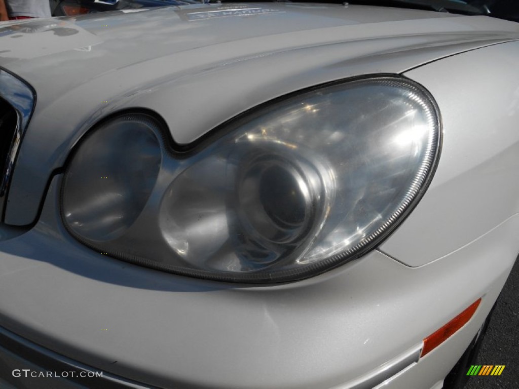 2004 Sonata LX - White Pearl / Beige photo #27