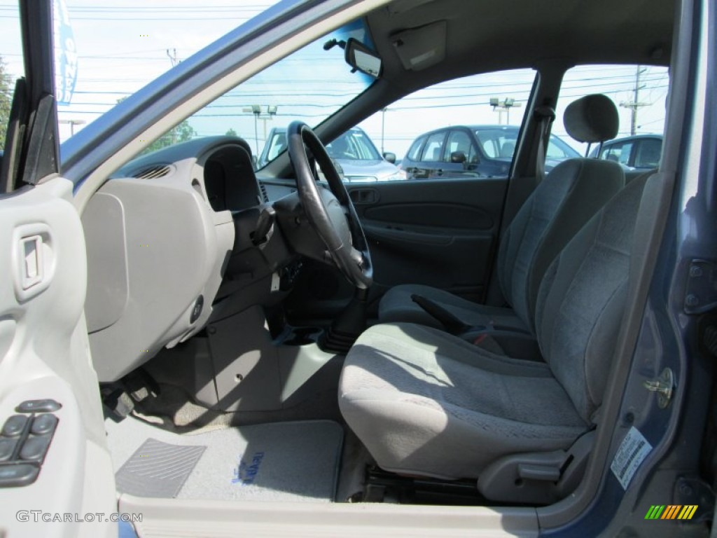 1999 Escort SE Sedan - Graphite Blue Metallic / Medium Graphite photo #11