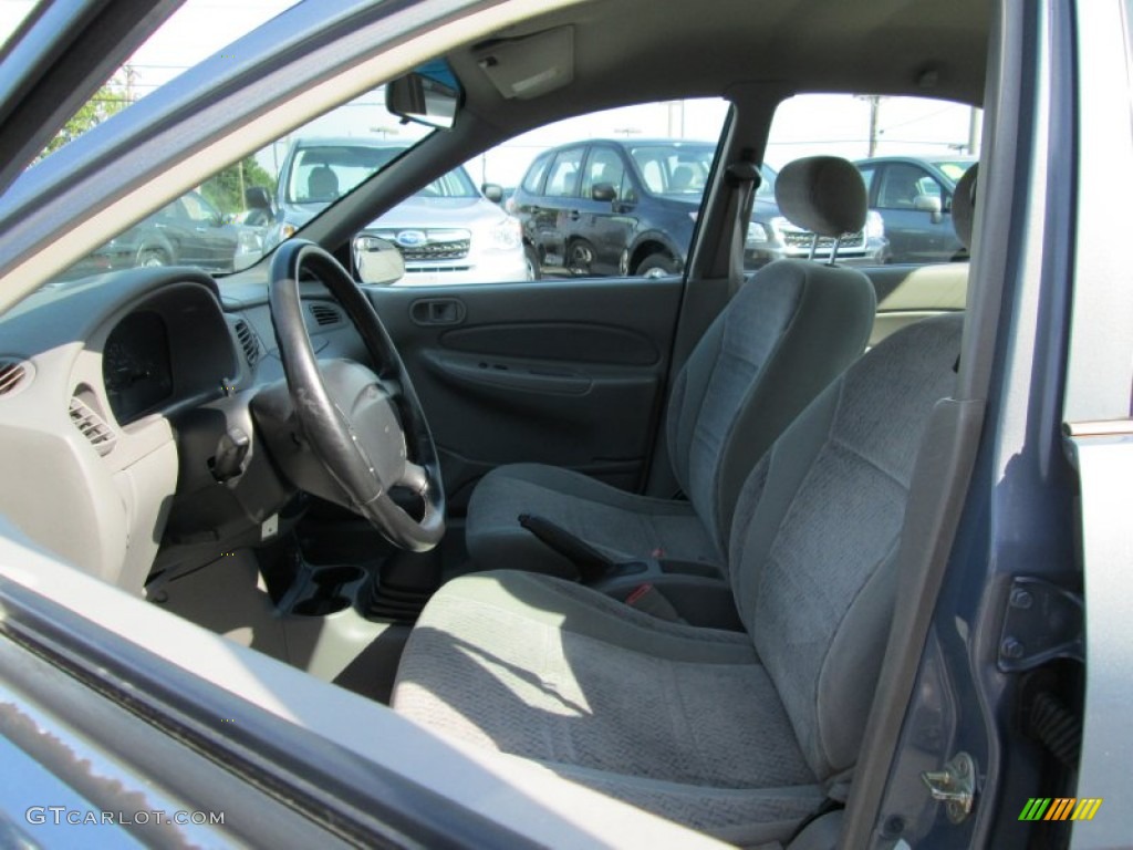 1999 Escort SE Sedan - Graphite Blue Metallic / Medium Graphite photo #14