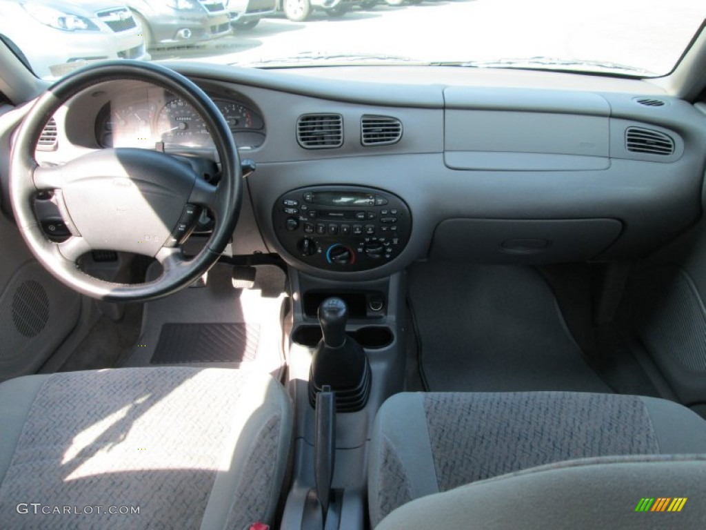 1999 Escort SE Sedan - Graphite Blue Metallic / Medium Graphite photo #22