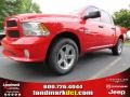 2014 Flame Red Ram 1500 Express Crew Cab  photo #1