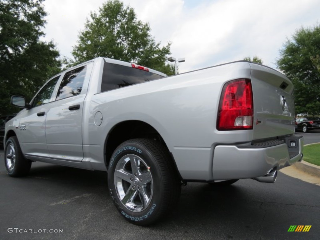 2014 1500 Express Crew Cab - Bright Silver Metallic / Black/Diesel Gray photo #2