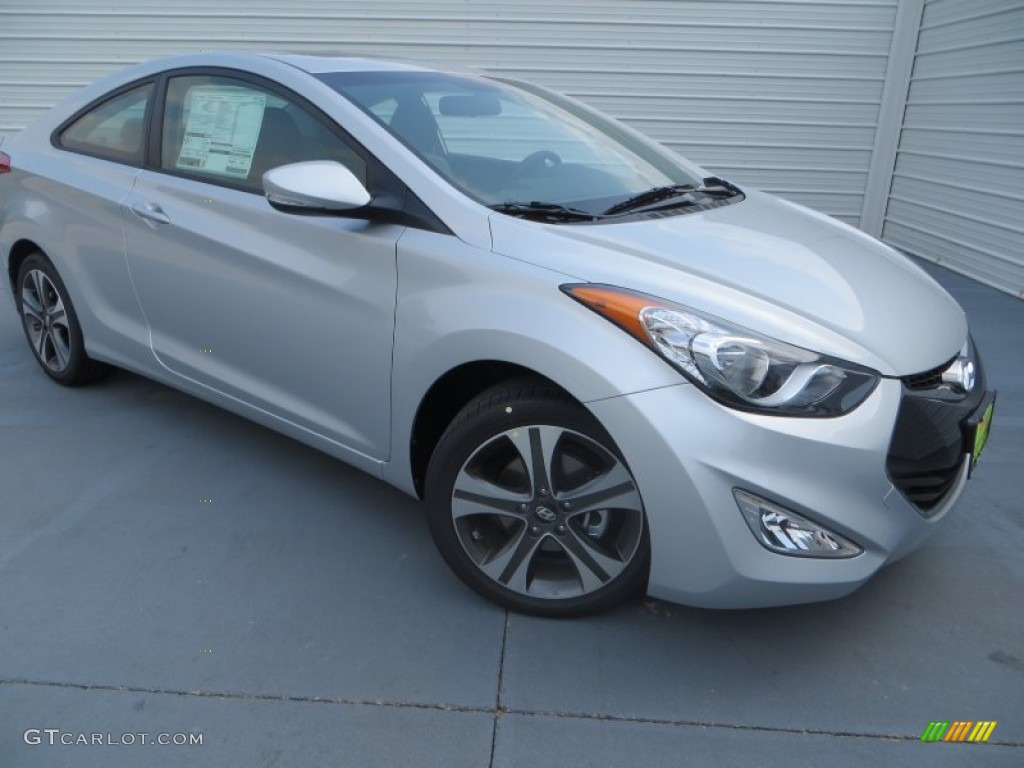 2013 Elantra Coupe SE - Silver / Gray photo #1