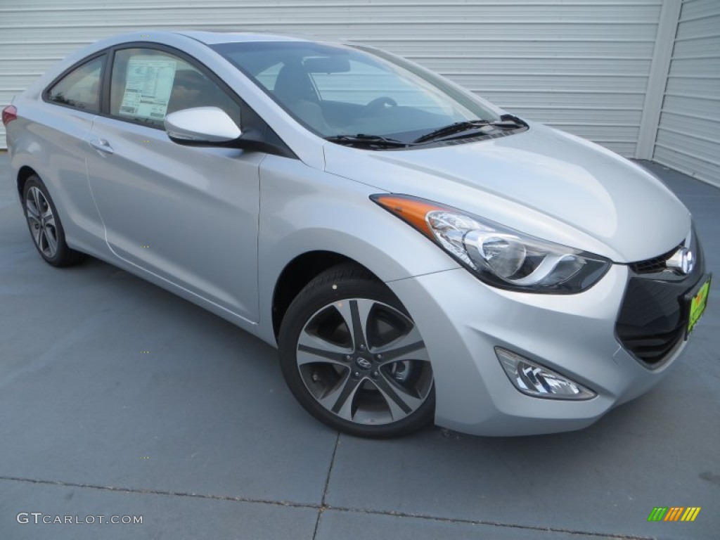 2013 Elantra Coupe SE - Silver / Gray photo #2
