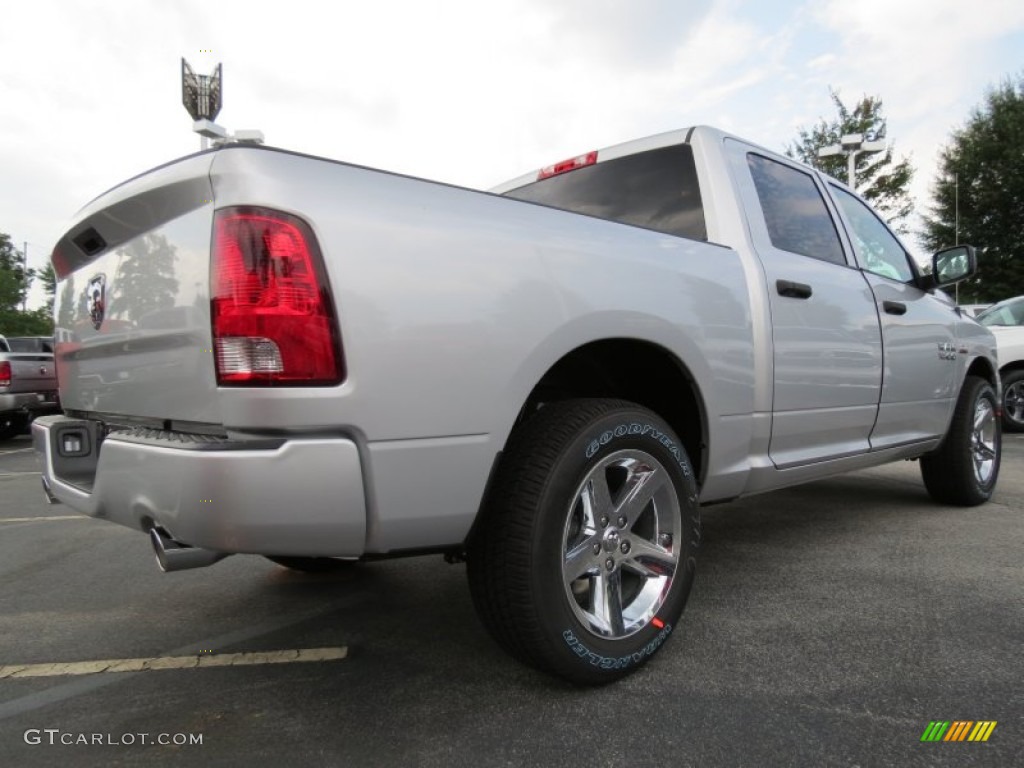 2014 1500 Express Crew Cab - Bright Silver Metallic / Black/Diesel Gray photo #3