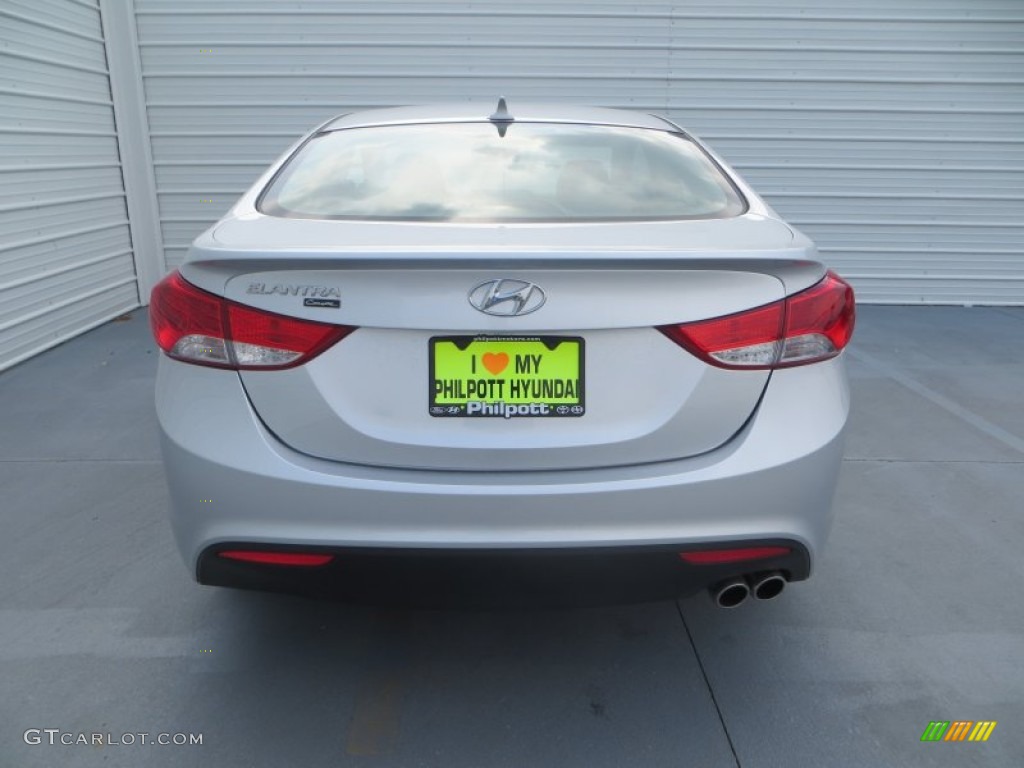 2013 Elantra Coupe SE - Silver / Gray photo #5