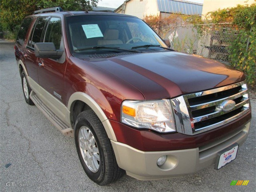 2008 Expedition Eddie Bauer - Dark Copper Metallic / Camel photo #1