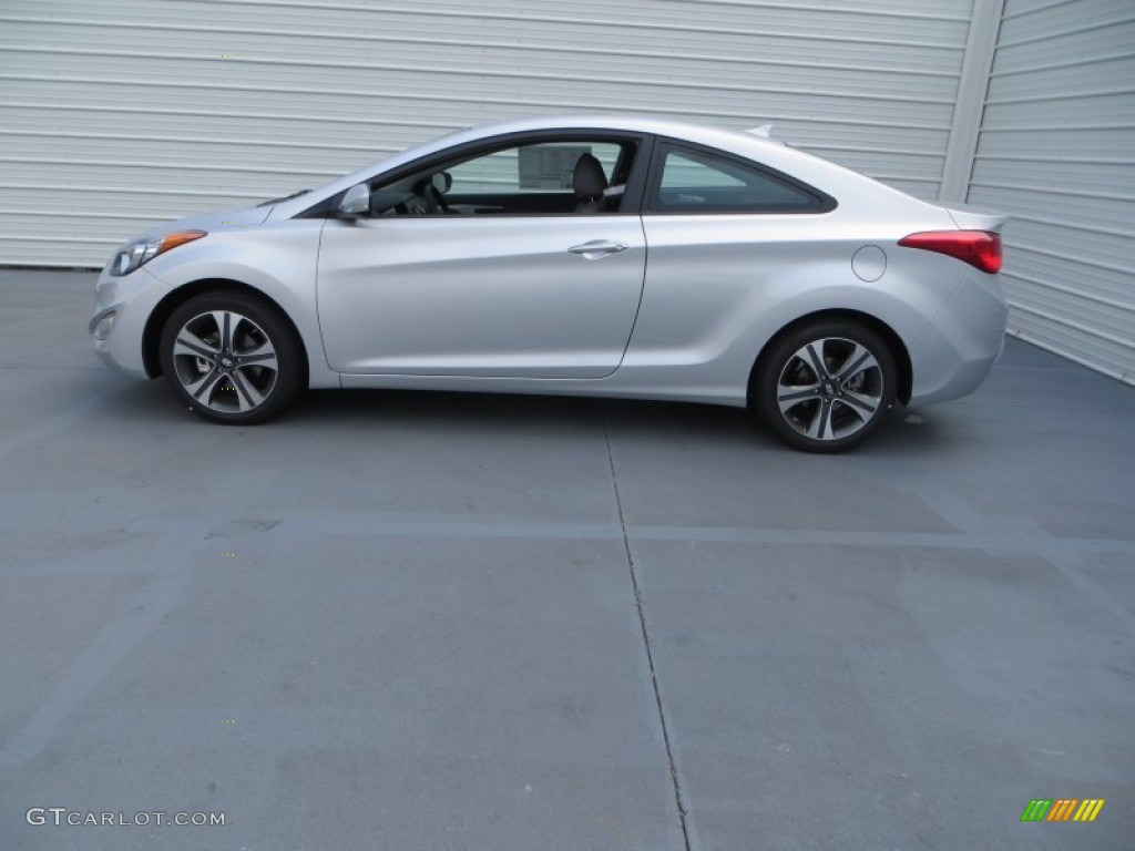 2013 Elantra Coupe SE - Silver / Gray photo #7