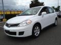 Fresh Powder White 2008 Nissan Versa 1.8 SL Hatchback