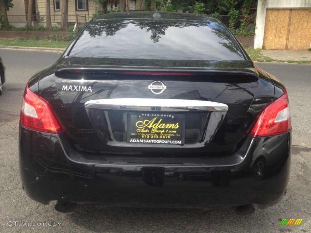 2010 Maxima 3.5 S - Crimson Black / Charcoal photo #5