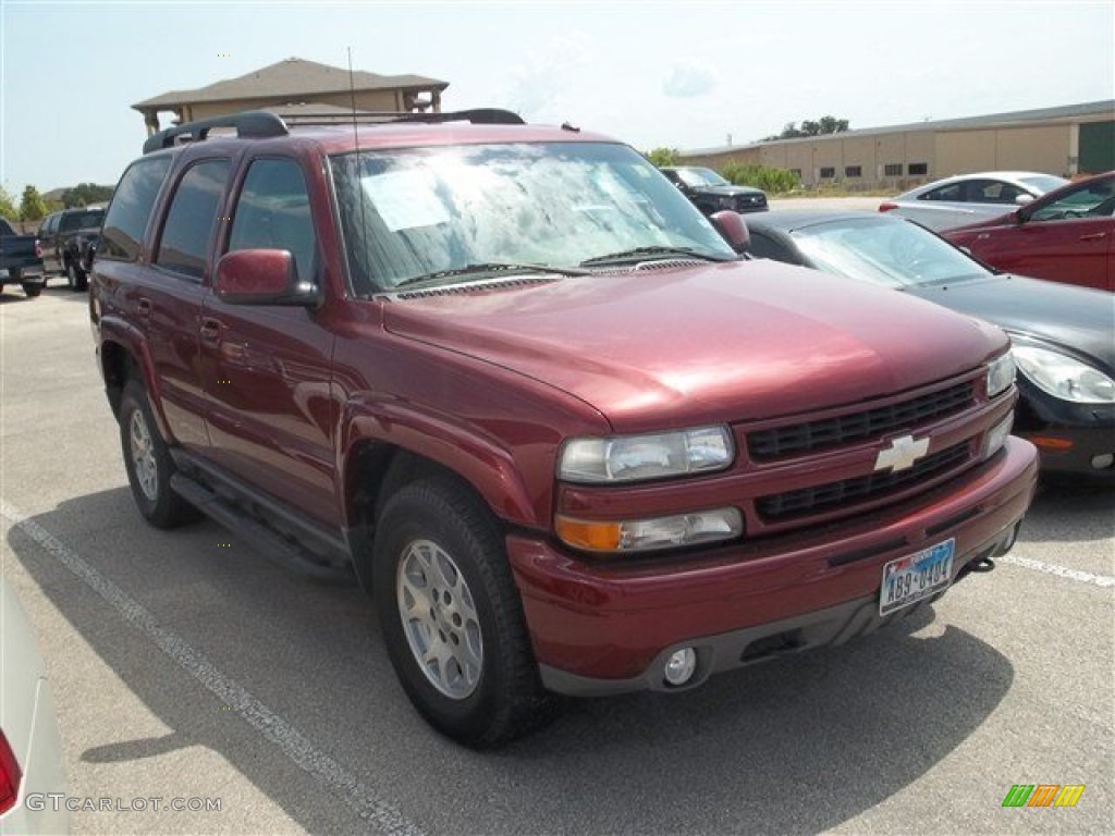 2003 Tahoe Z71 4x4 - Redfire Metallic / Tan/Neutral photo #5