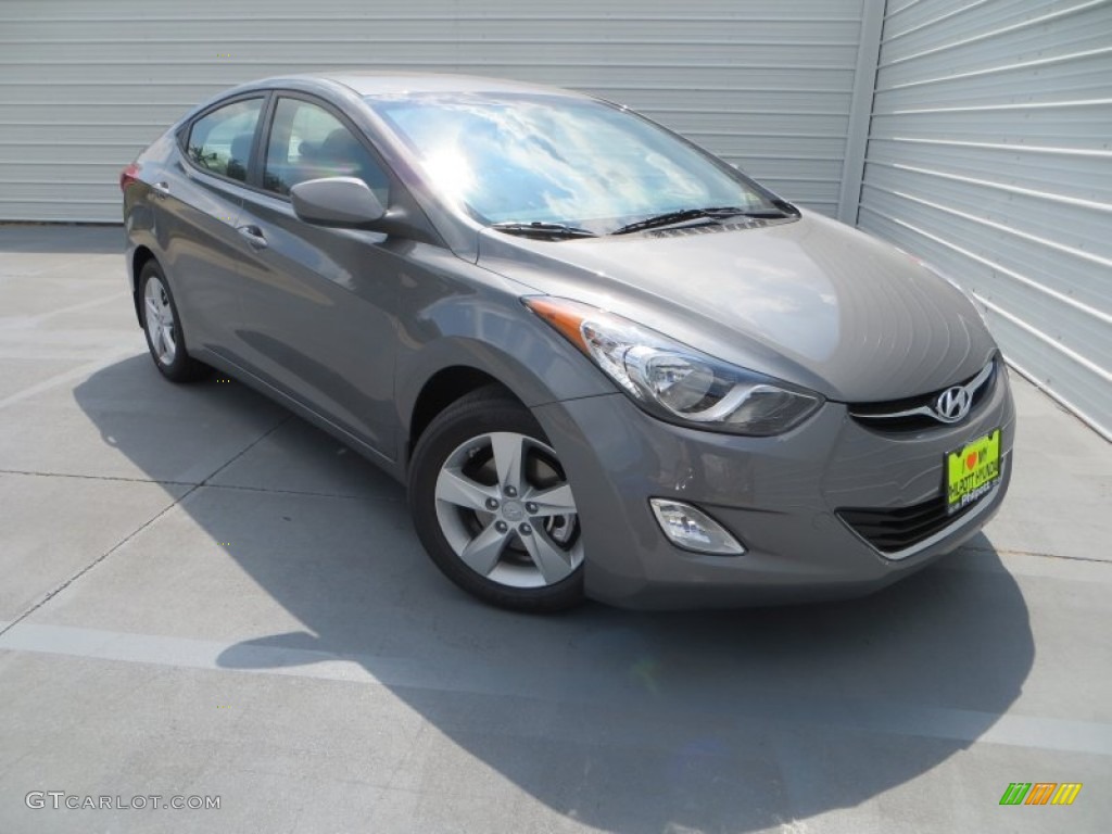 2013 Elantra GLS - Harbor Gray Metallic / Gray photo #1