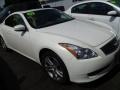 Moonlight White 2009 Infiniti G 37 x Coupe