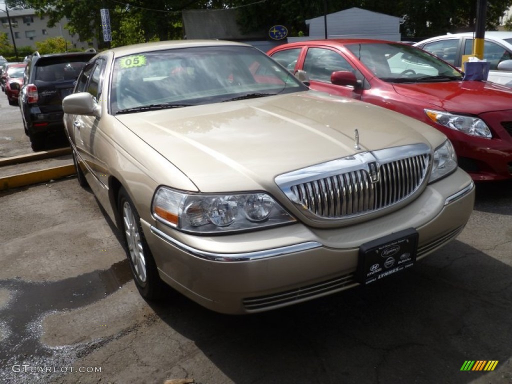 2005 Town Car Signature - Light French Silk Clearcoat / Light Parchment/Medium Dark Parchment photo #1