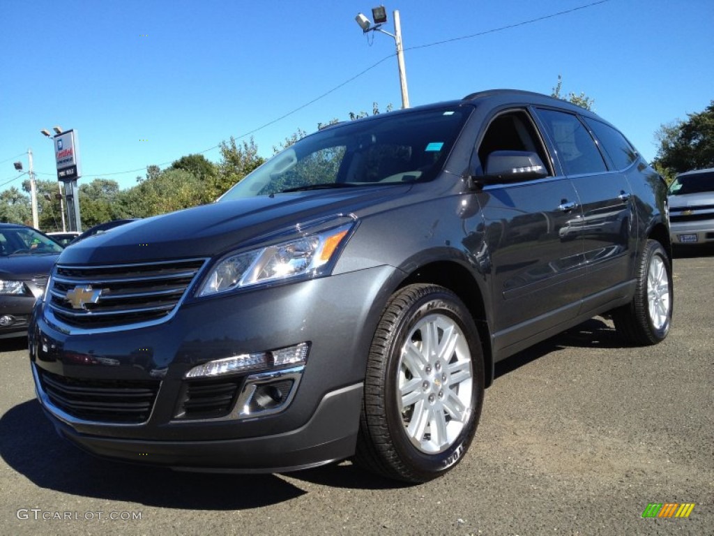 2014 Traverse LT AWD - Cyber Grey Metallic / Ebony photo #1