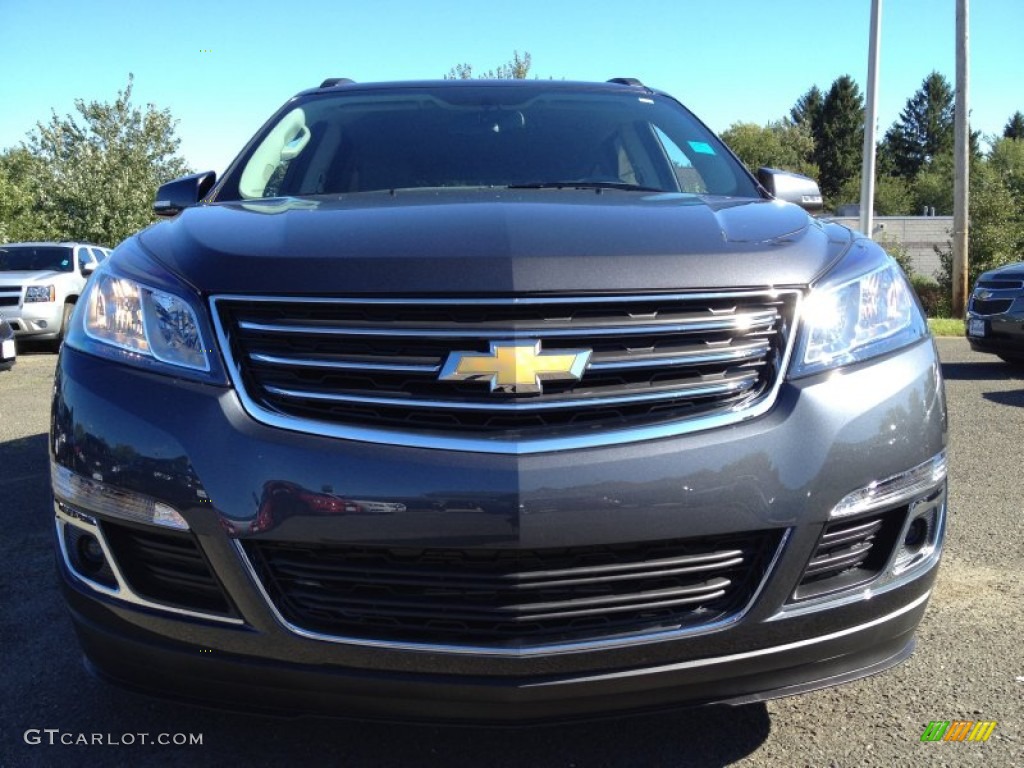 2014 Traverse LT AWD - Cyber Grey Metallic / Ebony photo #2