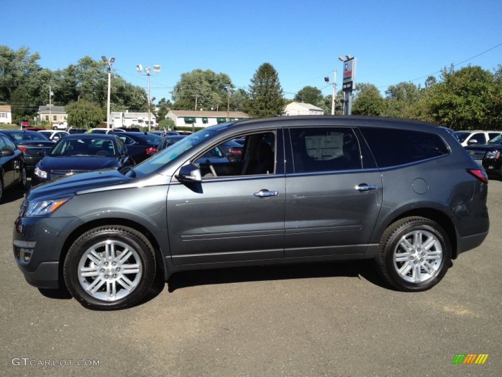 2014 Traverse LT AWD - Cyber Grey Metallic / Ebony photo #3