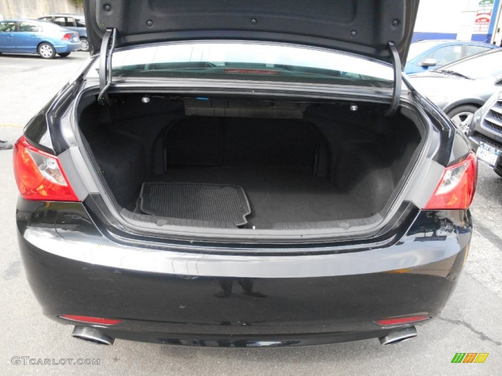 2011 Sonata SE - Black Plum Pearl / Gray photo #20