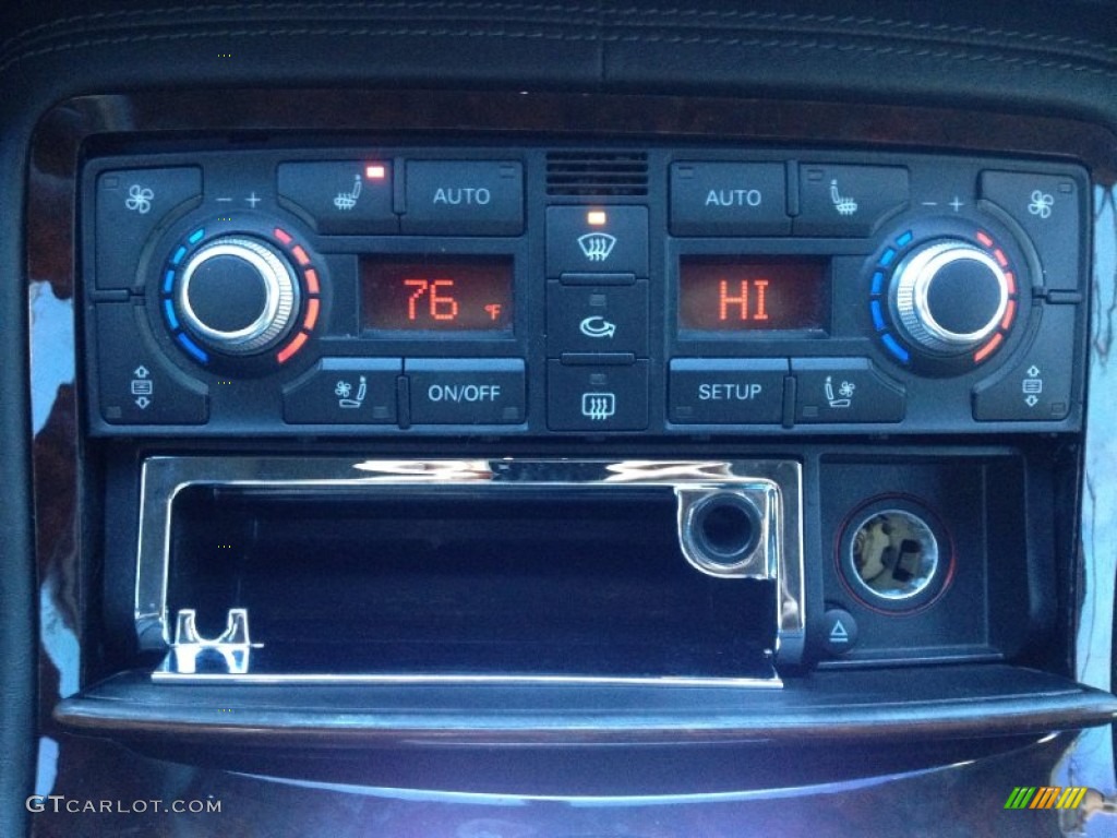 2007 A8 L 4.2 quattro - Light Silver Metallic / Black photo #19