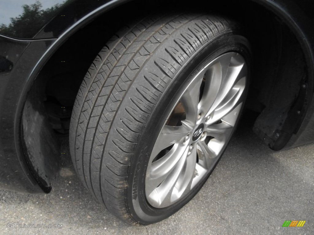 2011 Sonata SE - Black Plum Pearl / Gray photo #27
