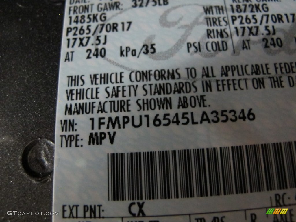 2005 Expedition XLT 4x4 - Dark Shadow Grey Metallic / Medium Flint Grey photo #36