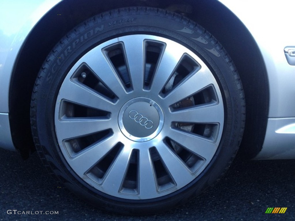 2007 A8 L 4.2 quattro - Light Silver Metallic / Black photo #65