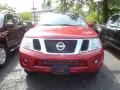 2011 Red Brick Nissan Pathfinder SV 4x4  photo #2