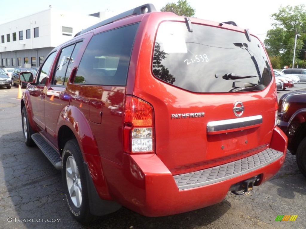 2011 Pathfinder SV 4x4 - Red Brick / Graphite photo #4