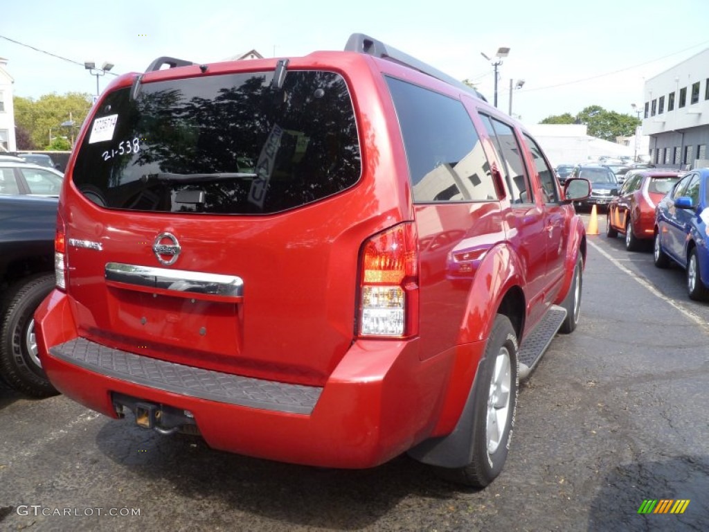 2011 Pathfinder SV 4x4 - Red Brick / Graphite photo #6