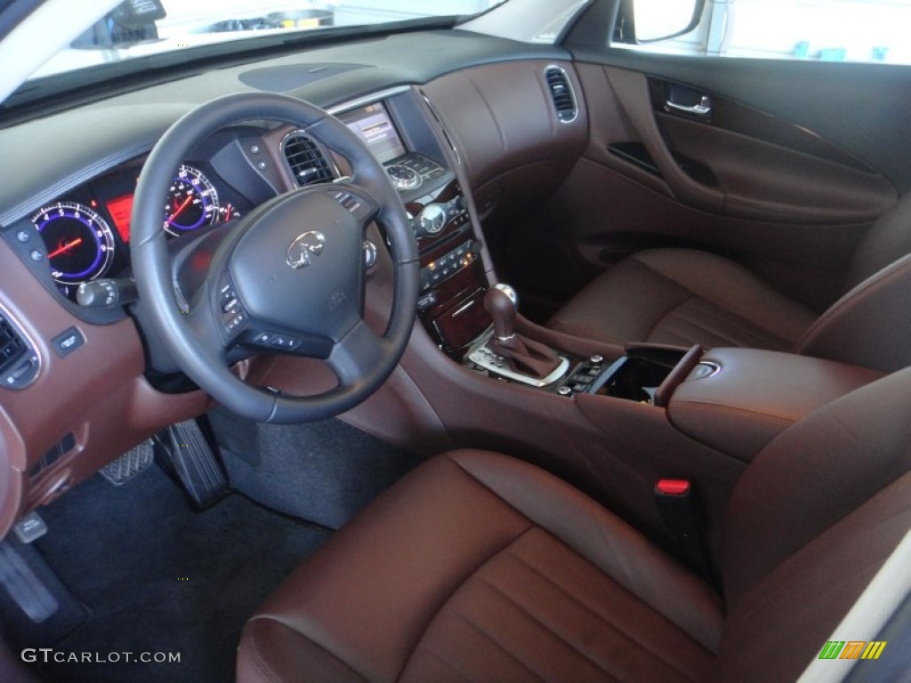 Chestnut Interior 2010 Infiniti EX 35 Journey AWD Photo #85374037