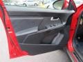 2012 Kia Sportage Black Interior Door Panel Photo