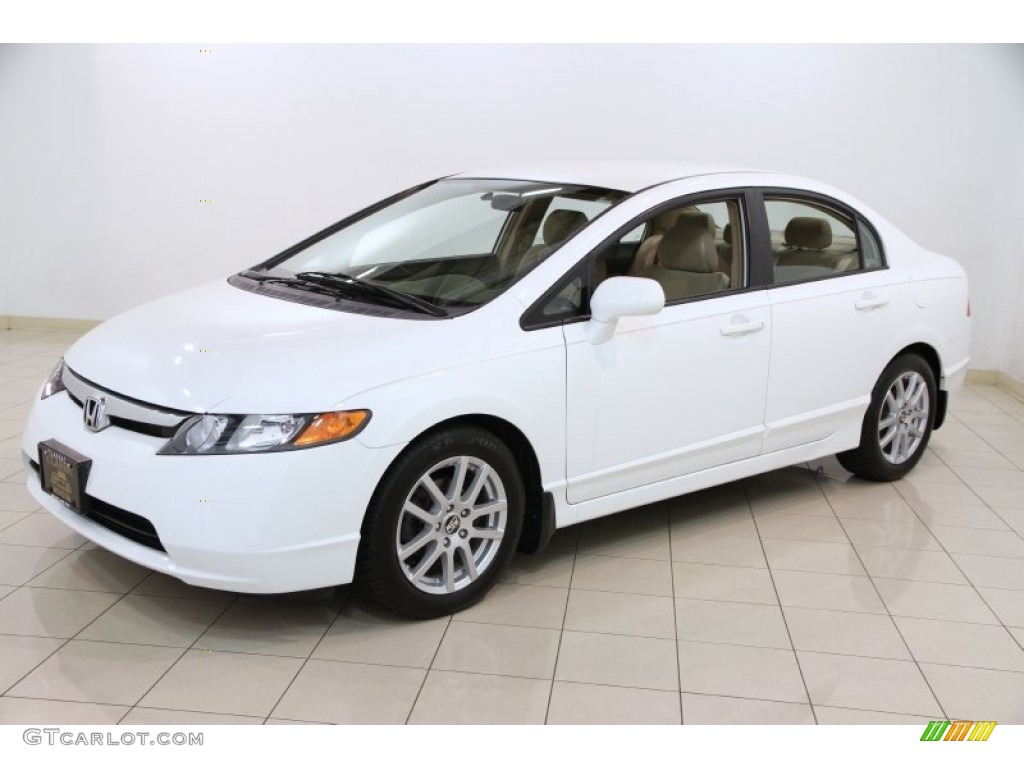 Taffeta White 2008 Honda Civic LX Sedan Exterior Photo #85374934