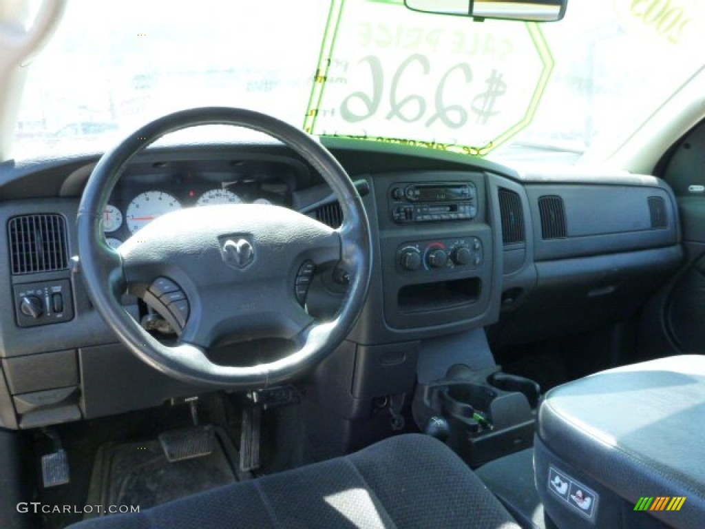 2003 Ram 1500 SLT Quad Cab 4x4 - Timberline Green Pearl / Dark Slate Gray photo #13