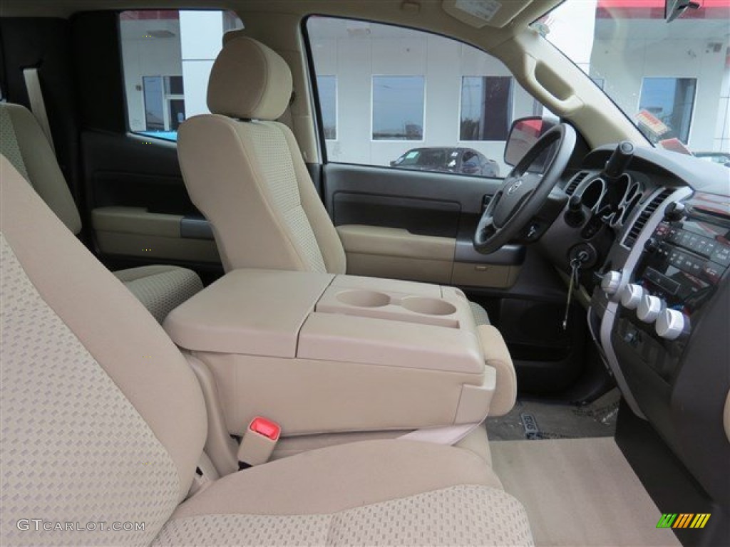 2011 Tundra Texas Edition Double Cab - Super White / Sand Beige photo #13