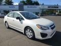 Satin White Pearl 2013 Subaru Impreza 2.0i 4 Door