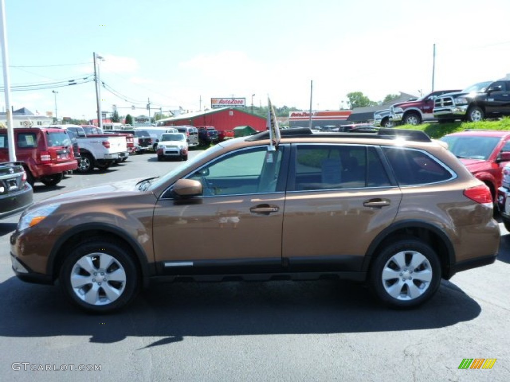 2011 Outback 2.5i Limited Wagon - Caramel Bronze Pearl / Warm Ivory photo #2