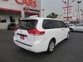 2012 Super White Toyota Sienna   photo #7