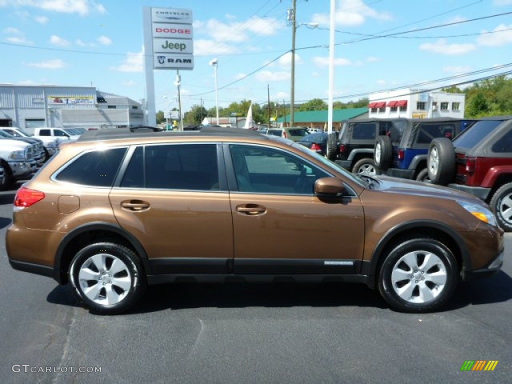 2011 Outback 2.5i Limited Wagon - Caramel Bronze Pearl / Warm Ivory photo #6
