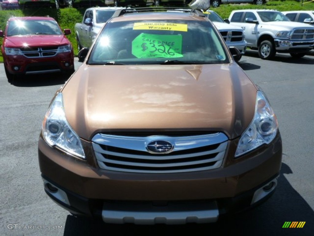 2011 Outback 2.5i Limited Wagon - Caramel Bronze Pearl / Warm Ivory photo #8