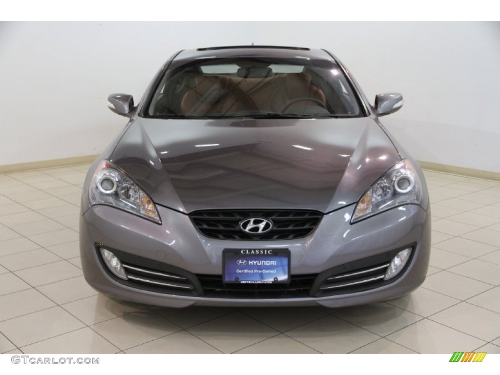 2010 Genesis Coupe 3.8 Grand Touring - Nordschleife Gray / Brown photo #2