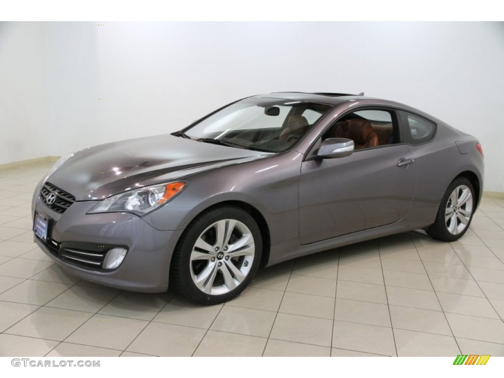 2010 Genesis Coupe 3.8 Grand Touring - Nordschleife Gray / Brown photo #3