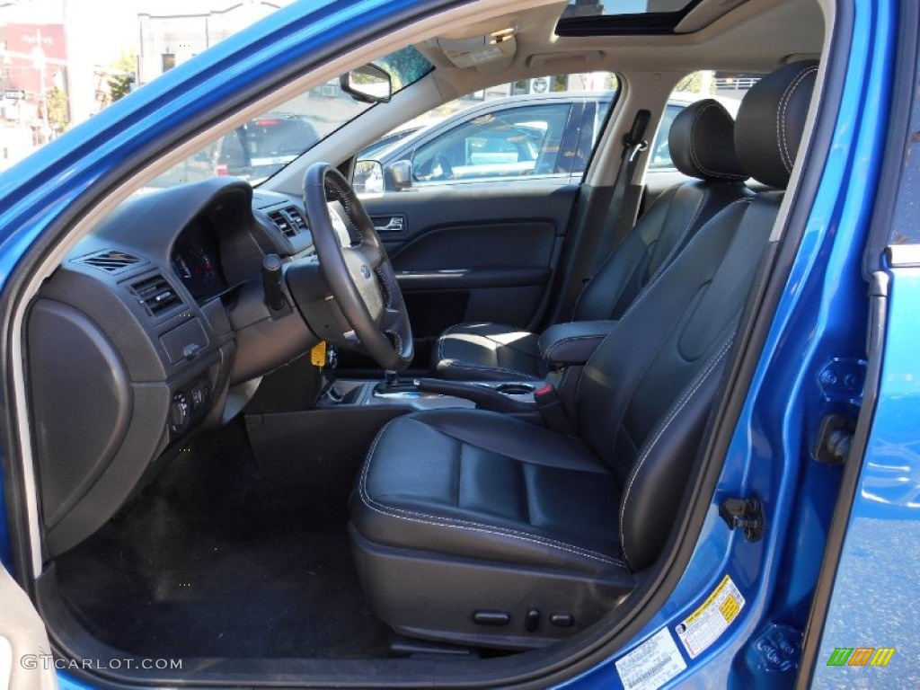 2011 Fusion SEL - Blue Flame Metallic / Charcoal Black photo #16