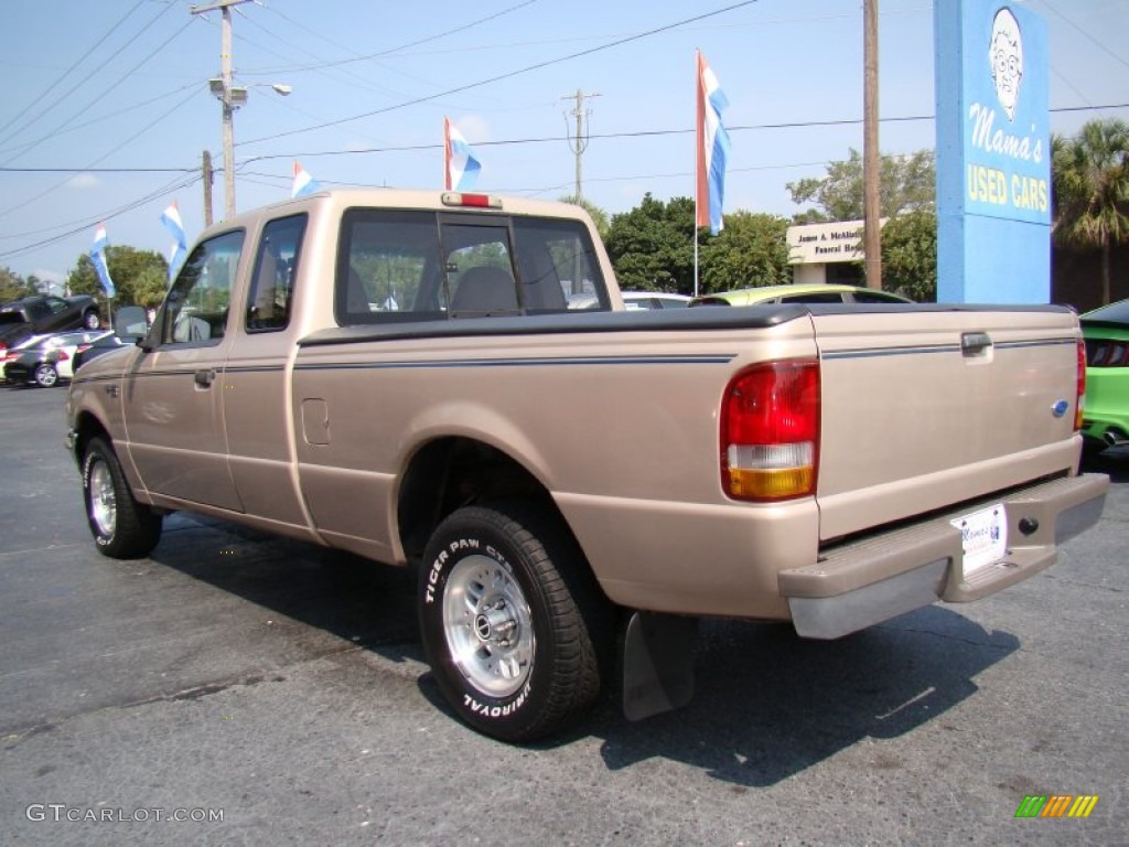 1993 Ranger XLT Extended Cab - Mocha Frost Metallic / Beige photo #6