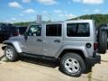 2014 Billet Silver Metallic Jeep Wrangler Unlimited Sahara 4x4  photo #2