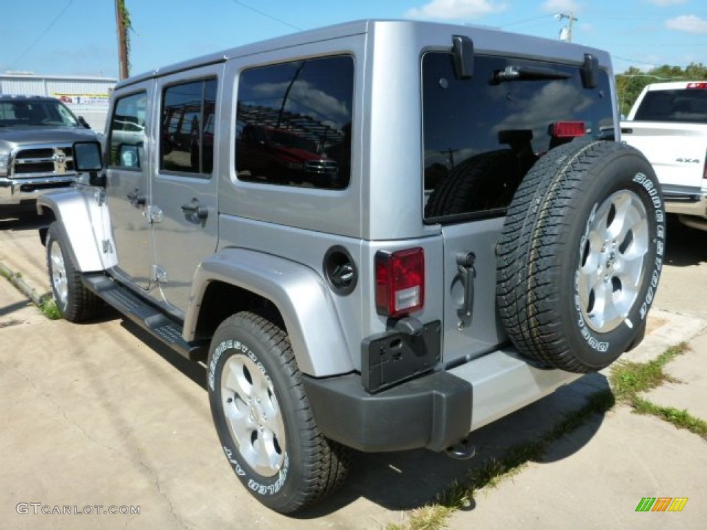 Billet Silver Metallic 2014 Jeep Wrangler Unlimited Sahara 4x4 Exterior Photo #85378615