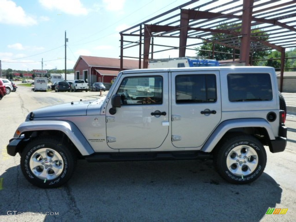 Billet Silver Metallic 2014 Jeep Wrangler Unlimited Sahara 4x4 Exterior Photo #85379057