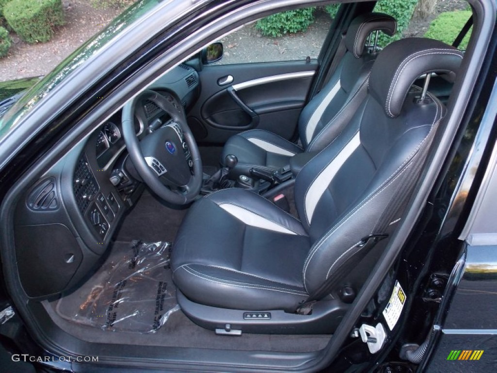 Obsidian Black Interior 2006 Saab 9-5 2.3T Sport Sedan Photo #85379890