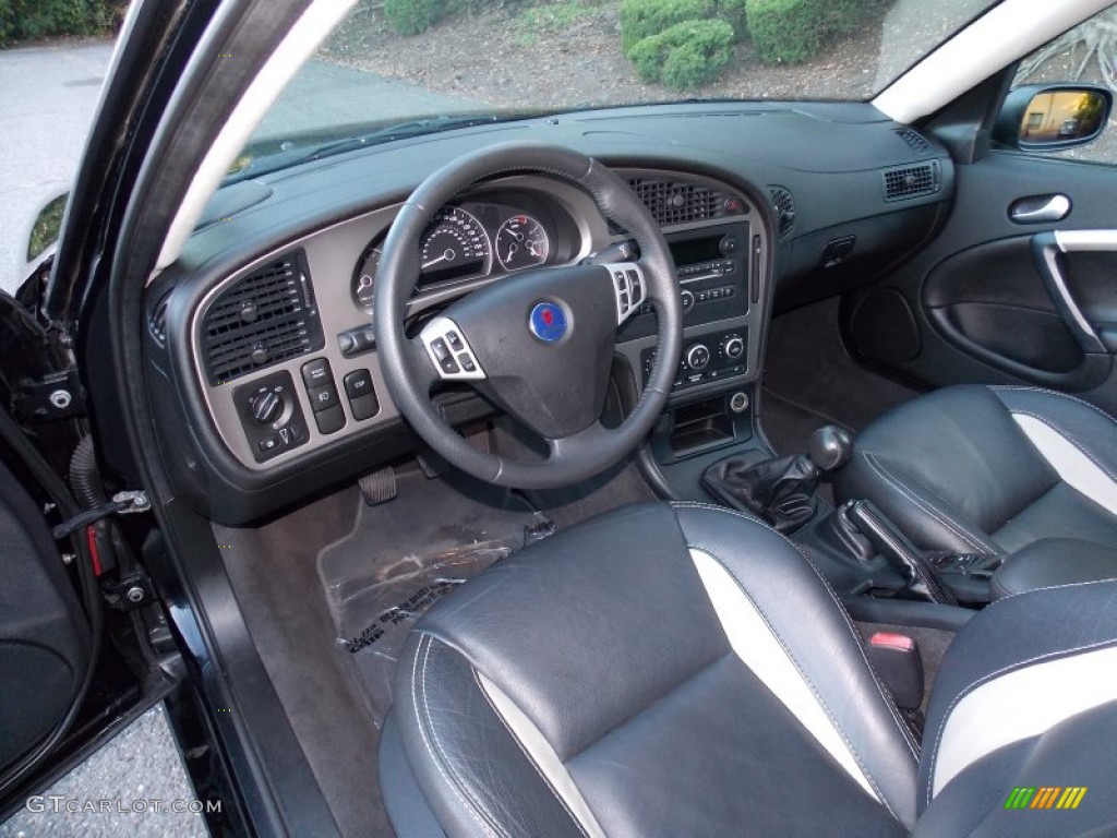 Obsidian Black Interior 2006 Saab 9-5 2.3T Sport Sedan Photo #85379914